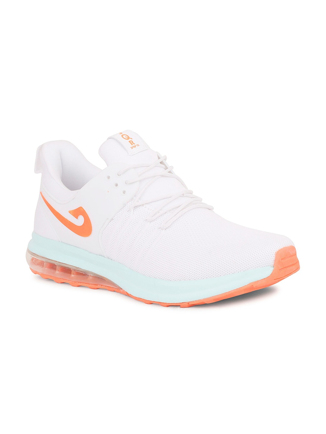 

JQR Men RTGS White Mesh Running Shoes