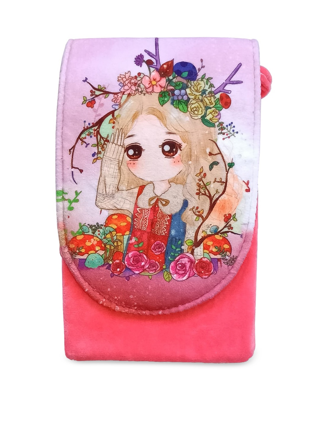 

IMARS Pink Printed Sling Bag