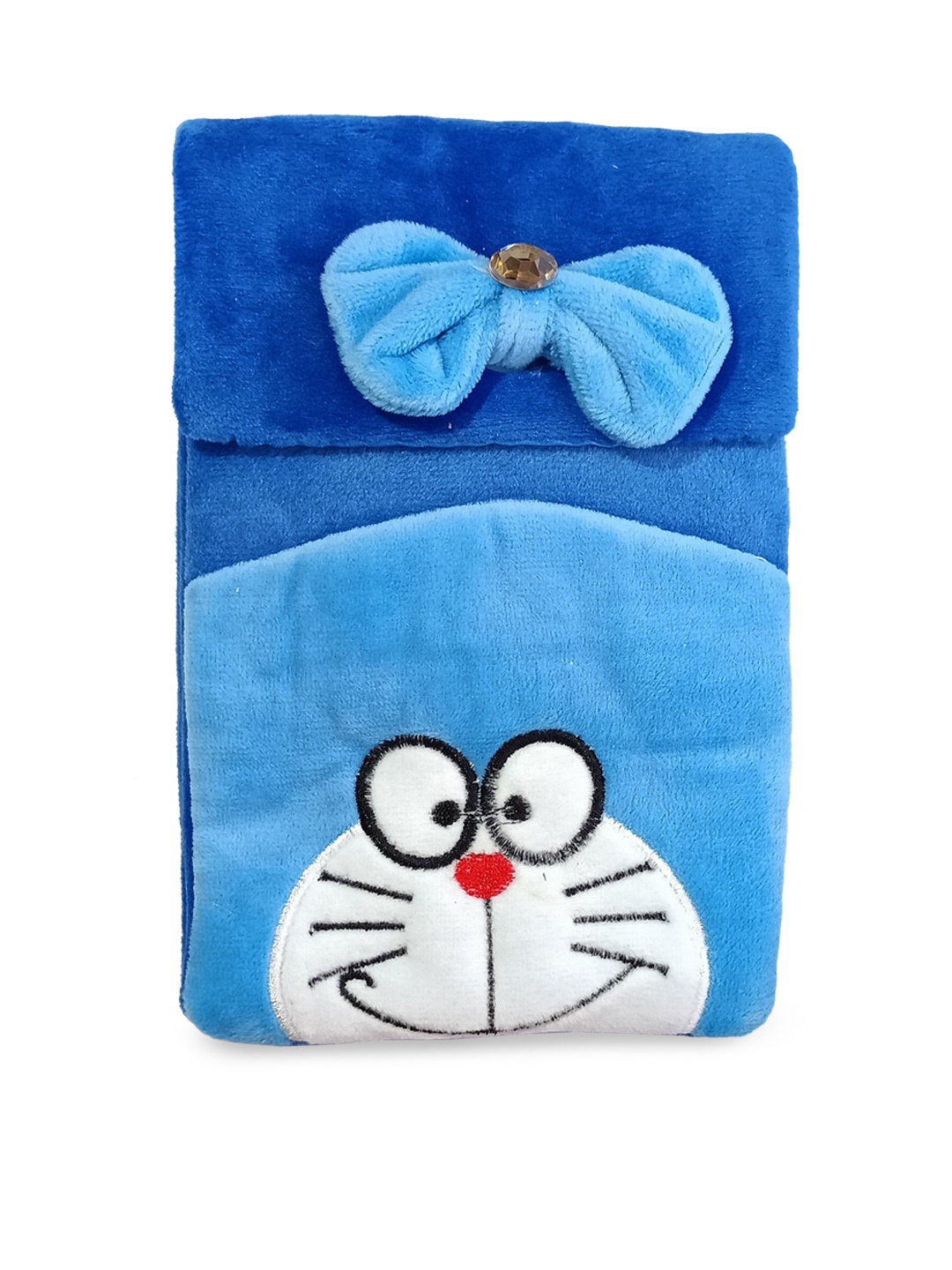 

IMARS Blue Doraemon With Bow Small Mobile Pouch