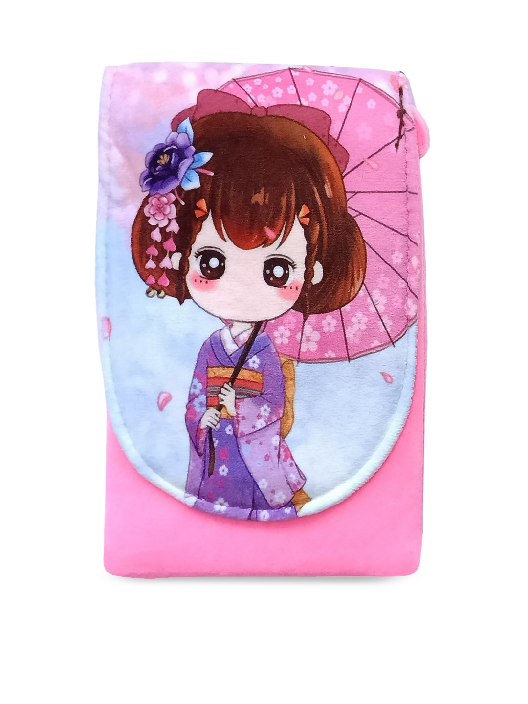

IMARS Girls Pink Princess Printed Structured Sling Bag