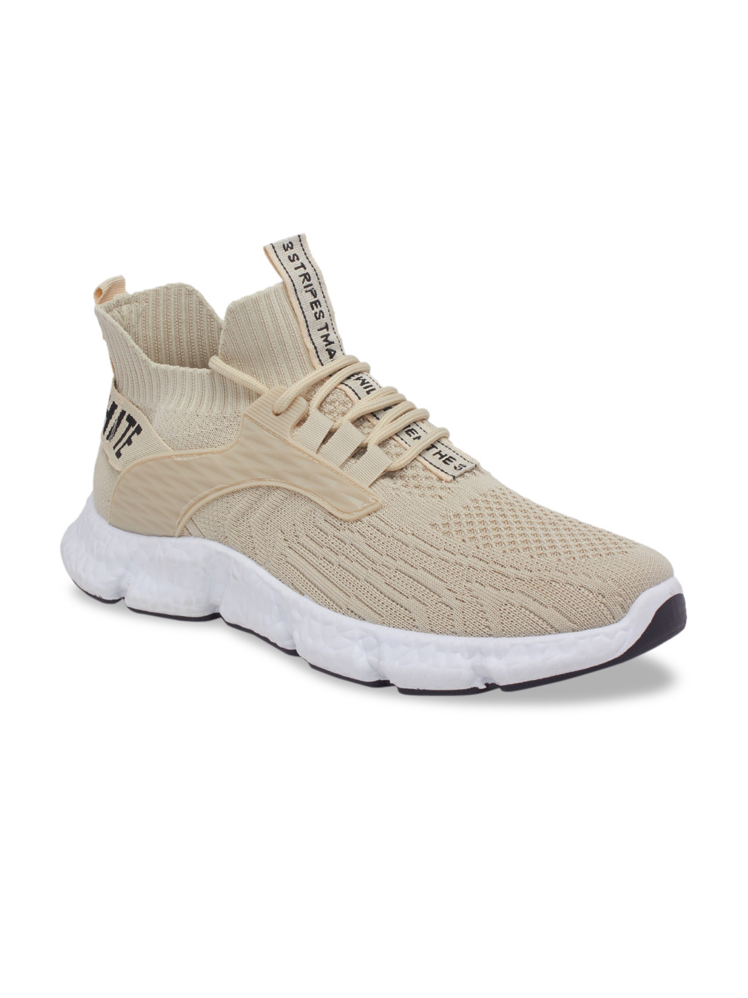 

REVS Men Beige Printed Lightweight Sneakers