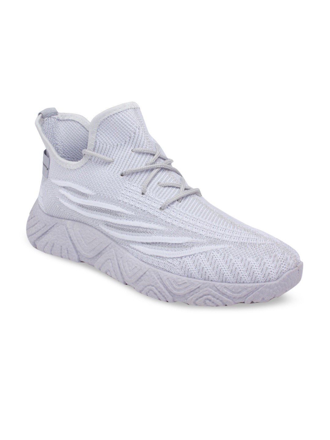 

REVS Men Grey Textured Sneakers