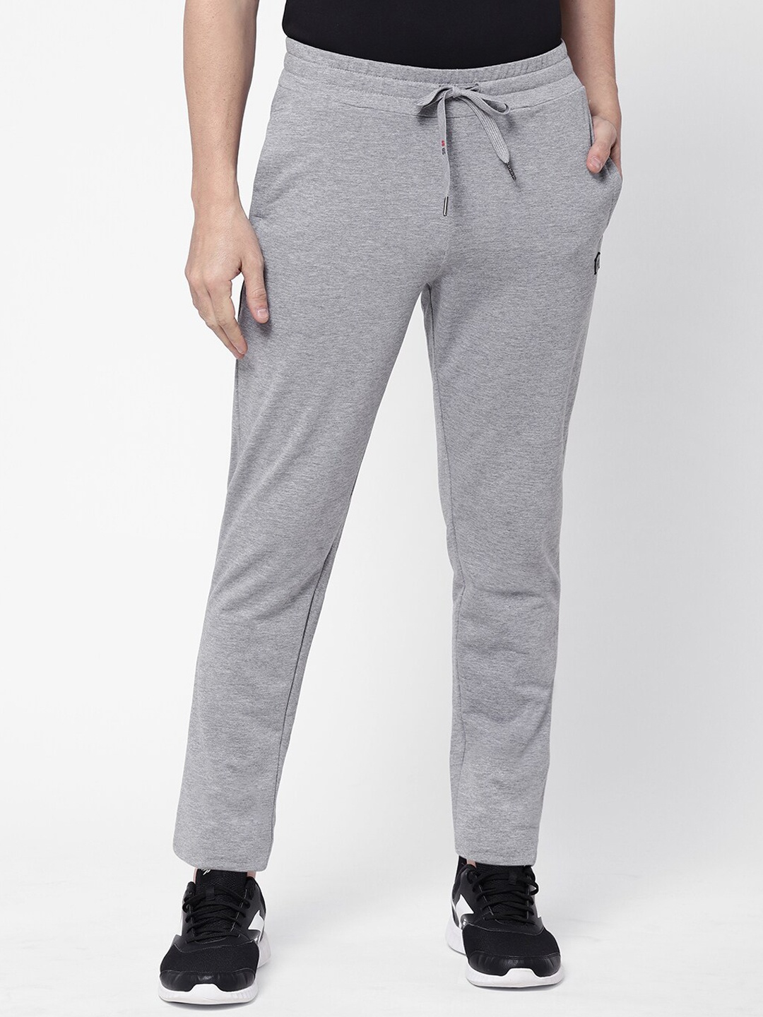 

Sweet Dreams Men Grey Melange Solid Regular Fit Track Pants