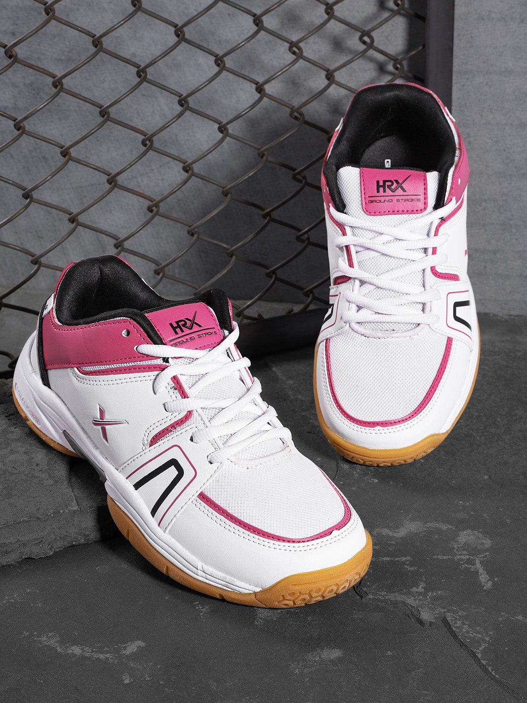 

HRX by Hrithik Roshan Women Racquet sports Non Marking Court shoe, White