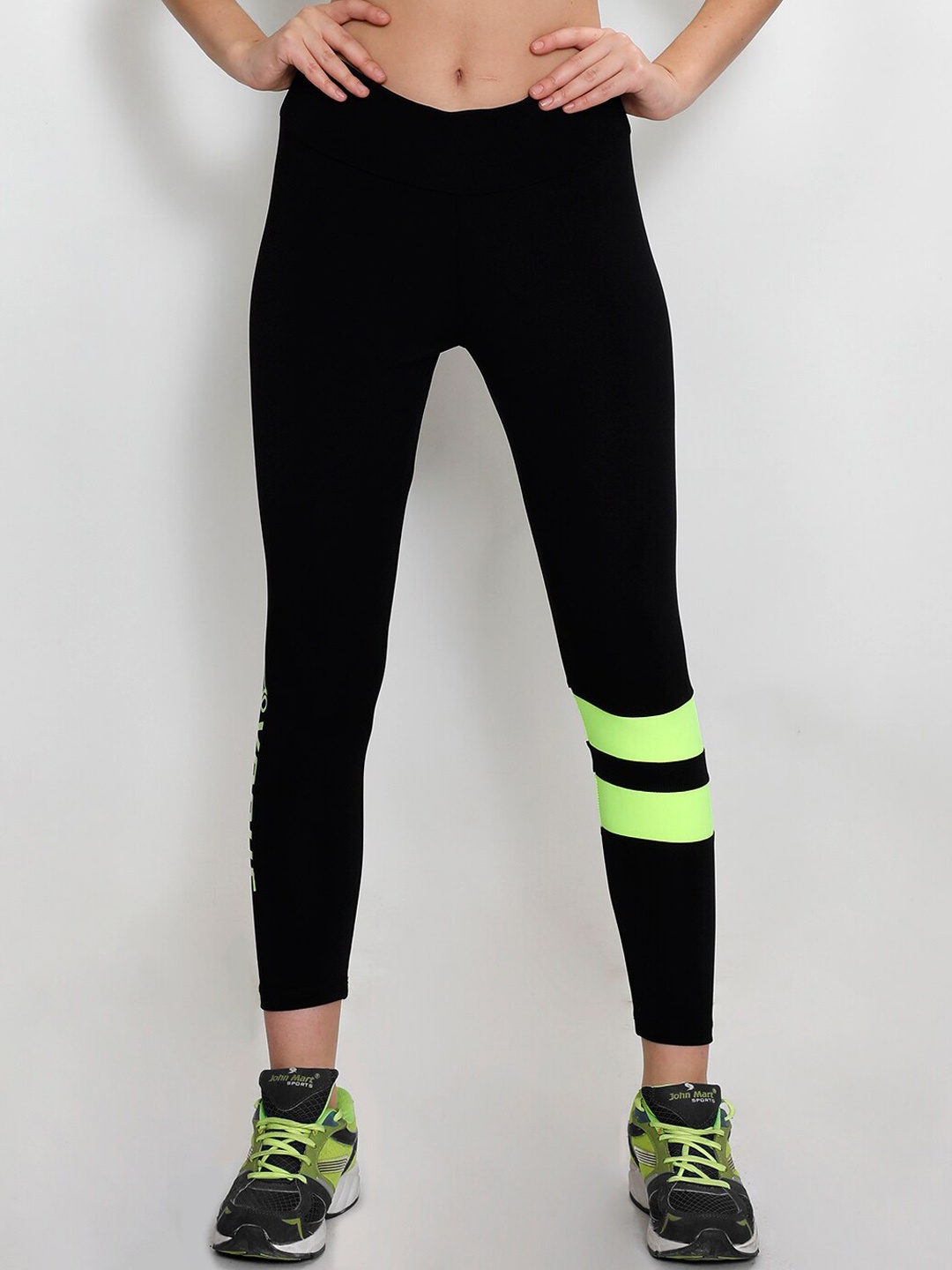 

Yogue Activewear Women Black Sports Tights