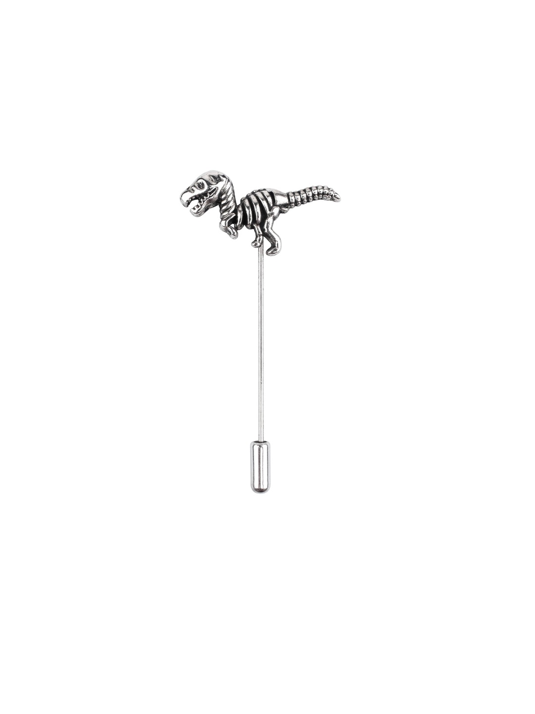 

The Tie Hub Men Silver-Toned Metal Lapel Pin