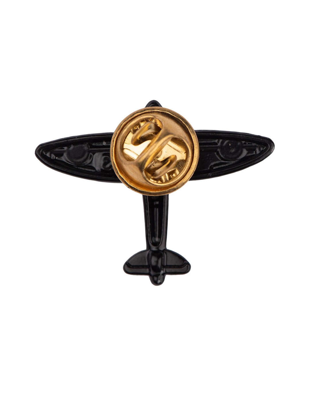 

The Tie Hub Fighter Black Aircraft Matt Metal Lapel Pin