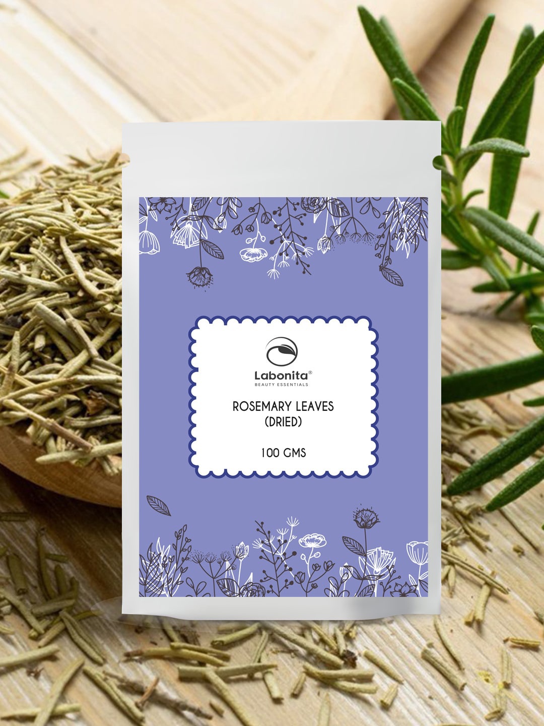 

Labonita Dried Rosemary Leaves Face Mask - 100 g, Blue