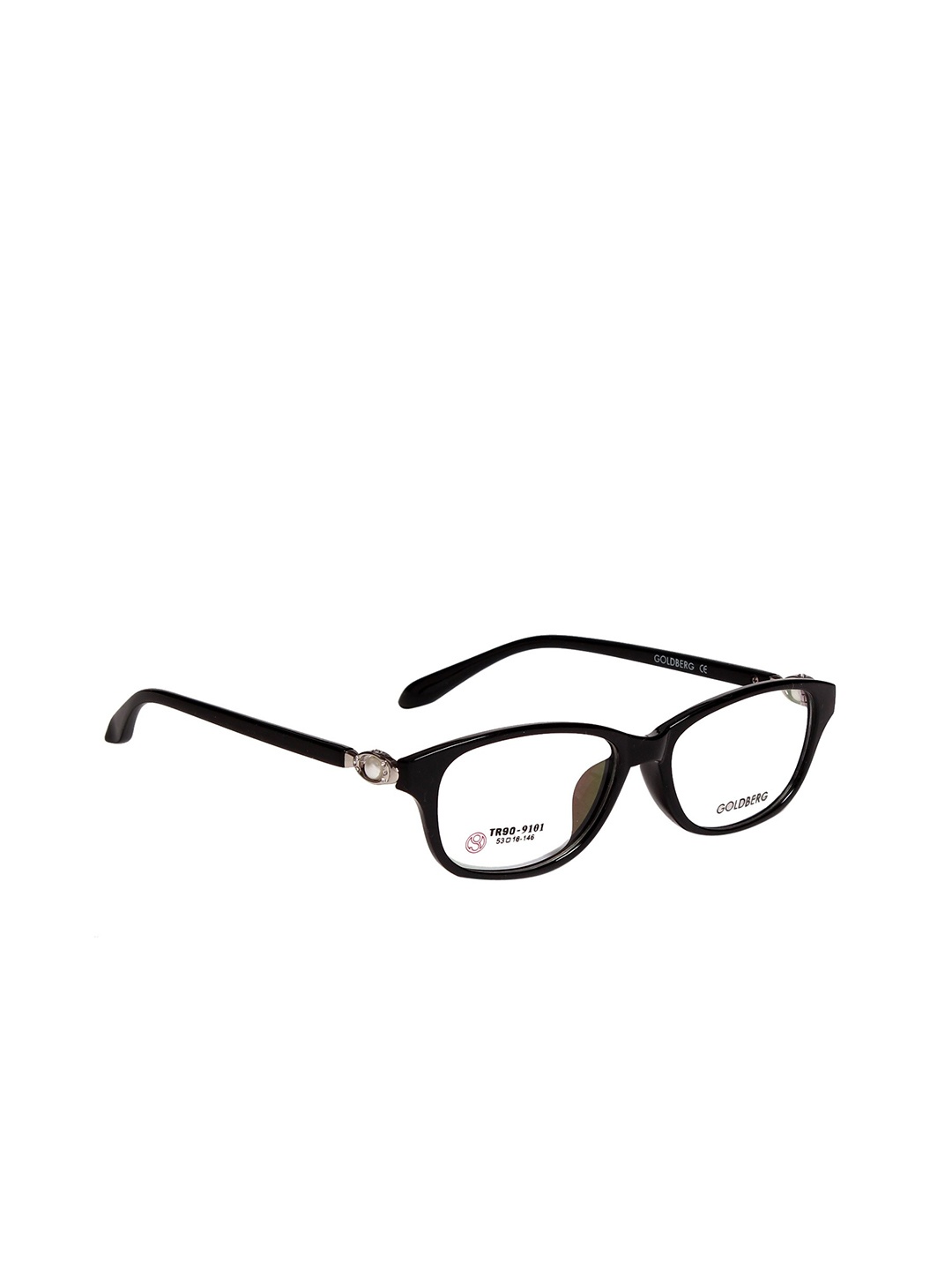

Gold Berg Women Black Full Rim Rectangle Frames Eyeglasses