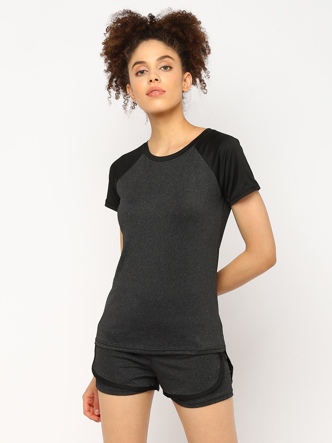 

JerfSports Women Charcoal Solid Tracksuit
