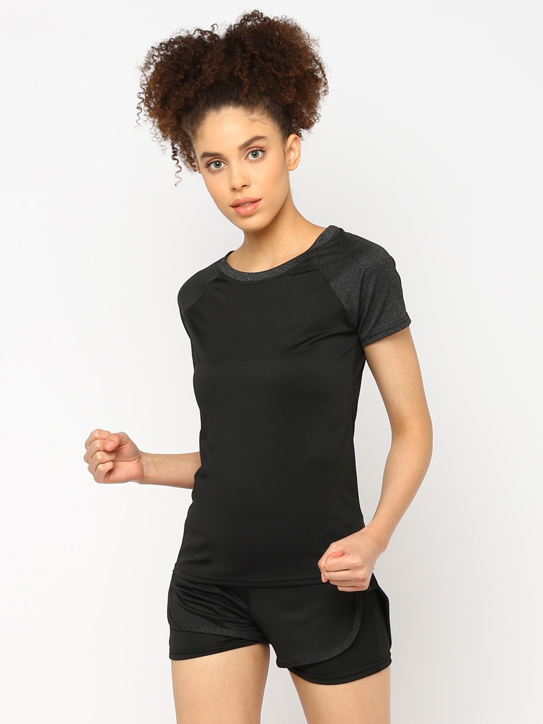 

JerfSports Women Black Solid Tracksuit