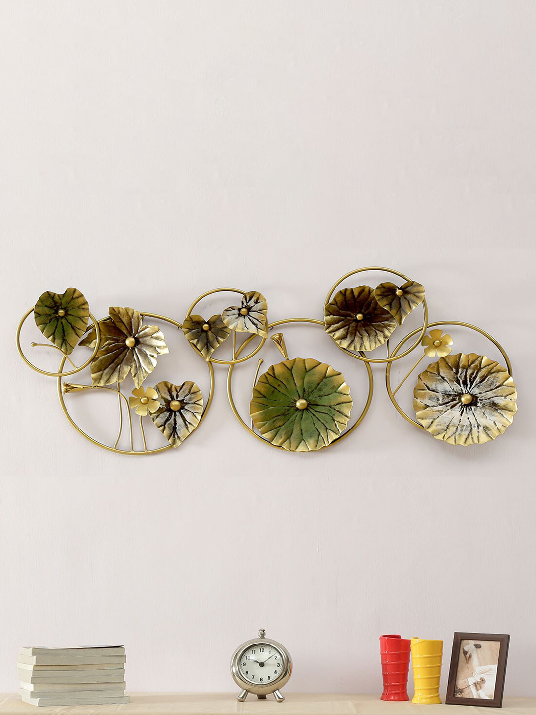

vedas Gold & Green W-Yuvaan Wall Decor
