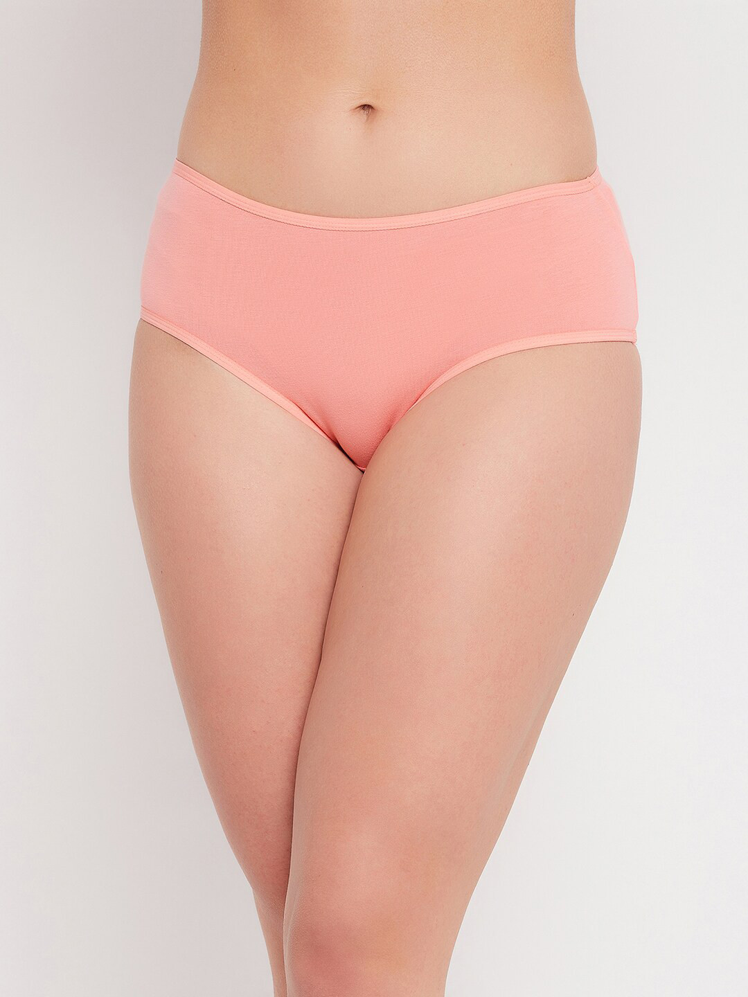 

Clovia Women Peach-Coloured Animal Printed Hipster Brief PN3310D223XL