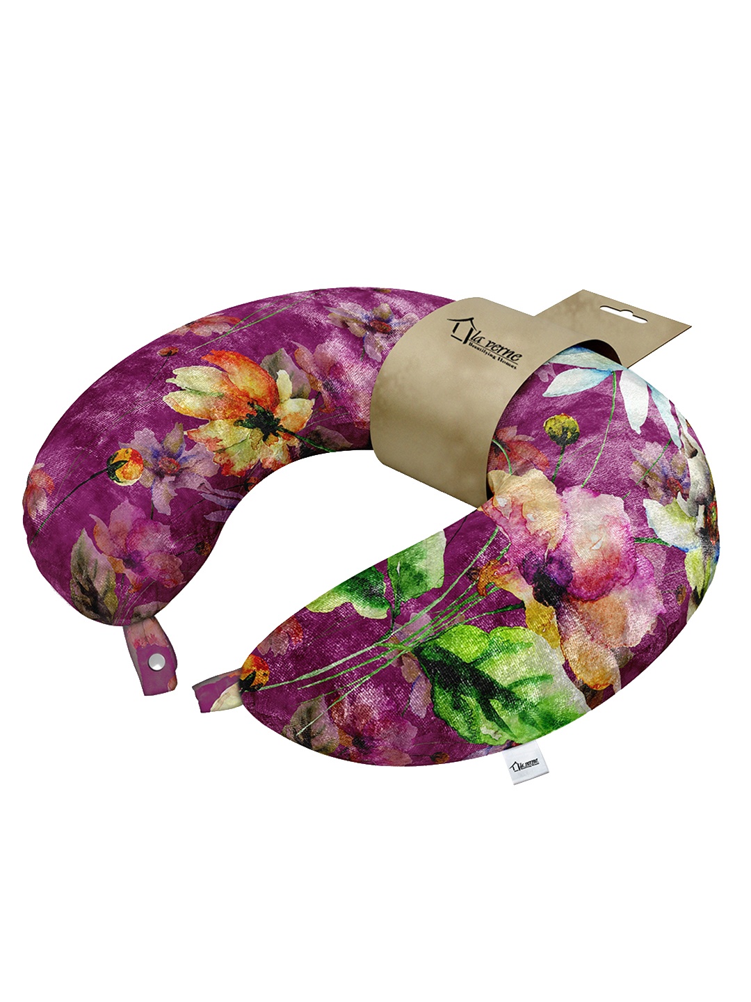 

LA VERNE Assorted Floral Printed Travel Neck Pillow