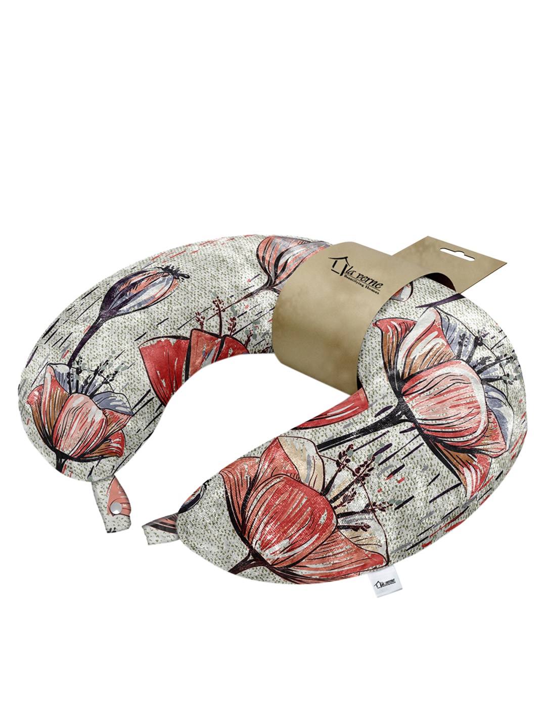 

LA VERNE Unisex Multicolour Travel Neck Pillow, Multi
