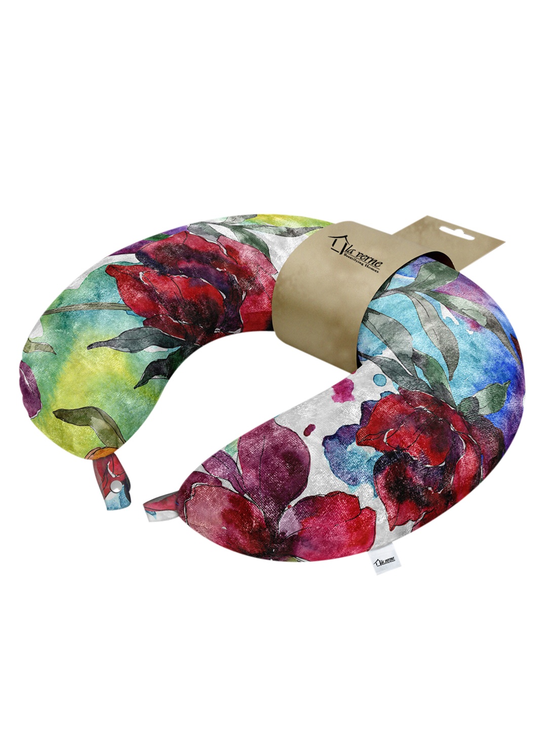

LA VERNE Assorted Floral Printed Travel Neck Pillow
