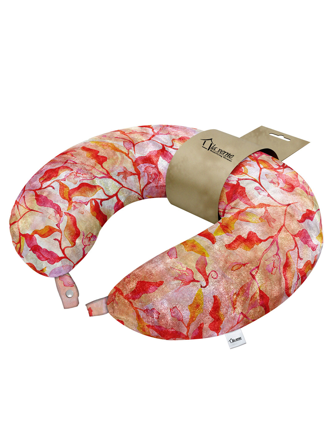 

LA VERNE Multicoloured Printed Travel Neck Pillow, Multi