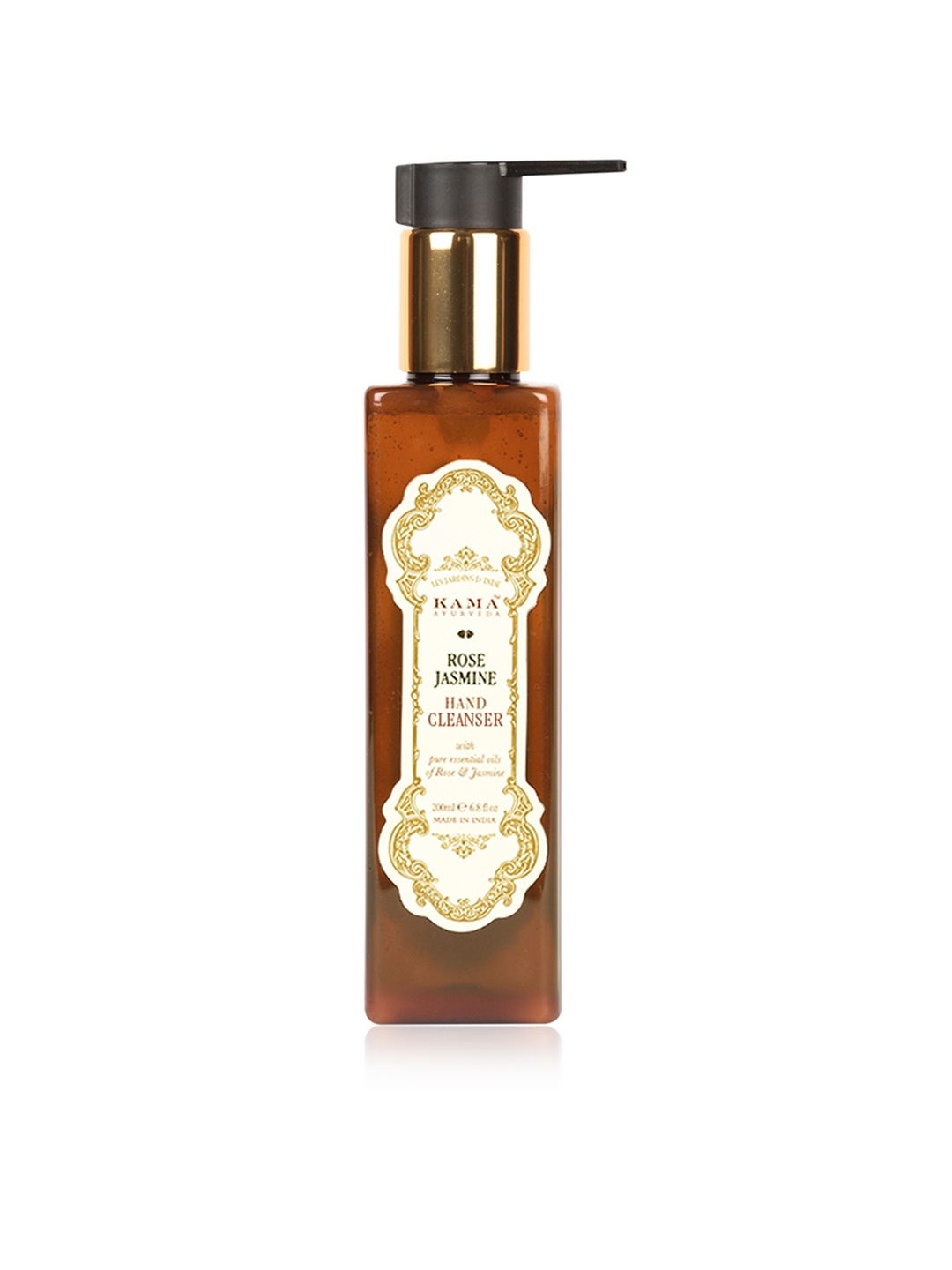 

KAMA AYURVEDA Sustainable Unisex Rose Jasmine Hand Cleanser 200 ml, Brown