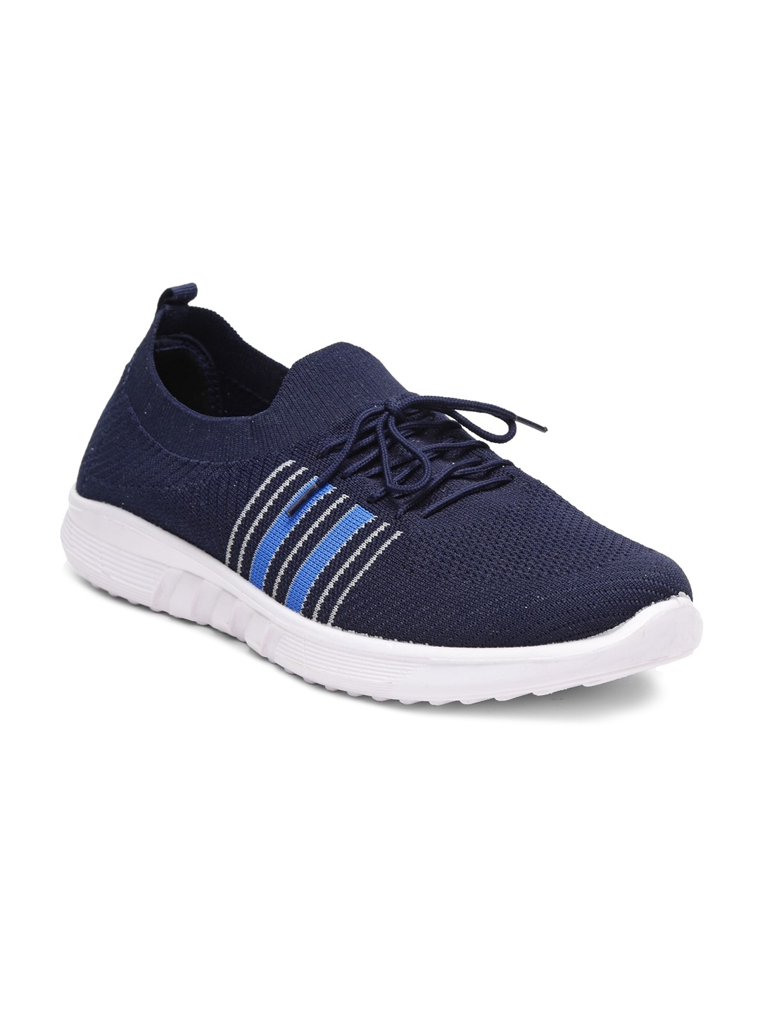 

KLOTTHE Men Blue Woven Design Sneakers