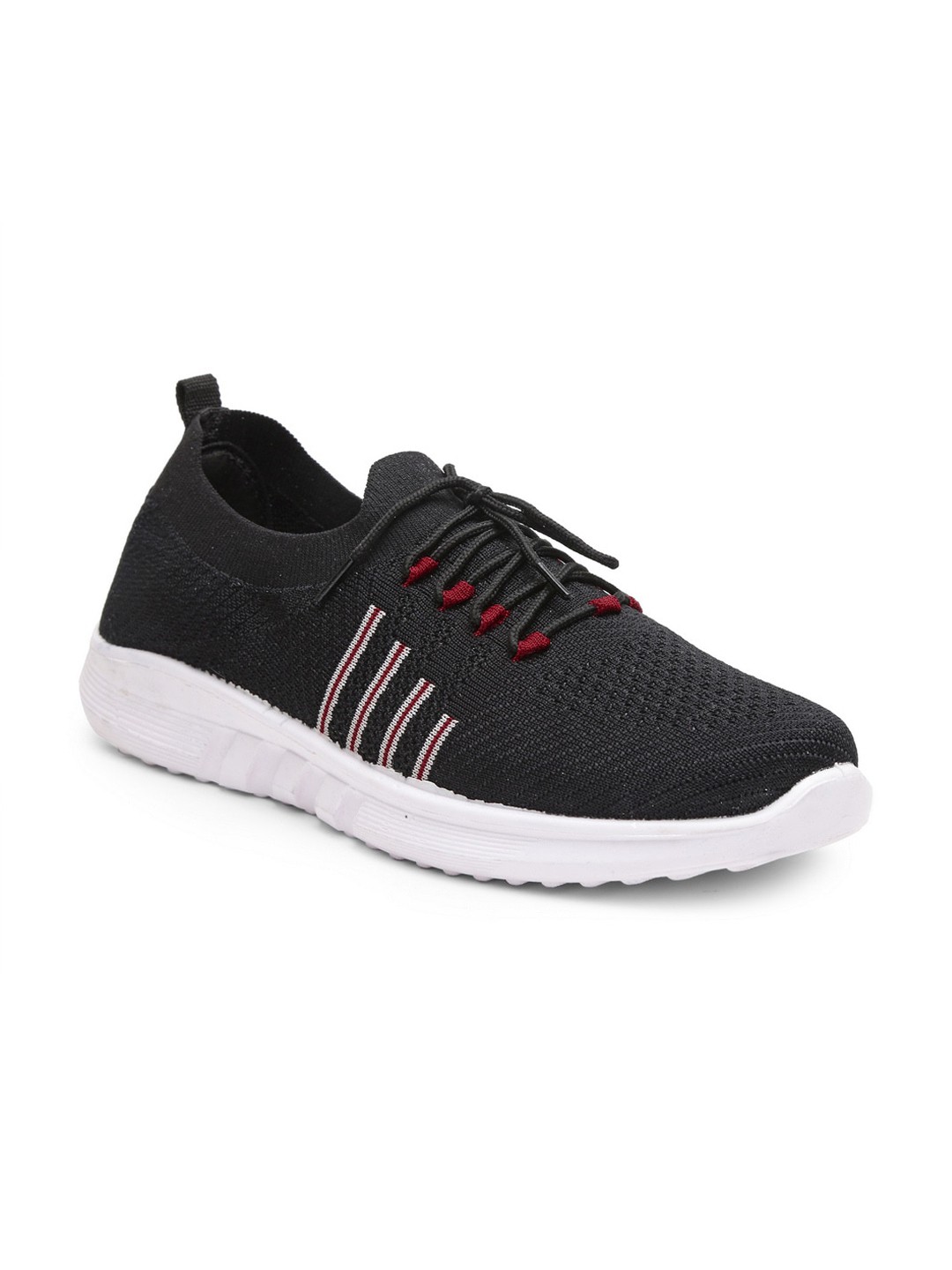 

KLOTTHE Men Black Lightweight Sneakers
