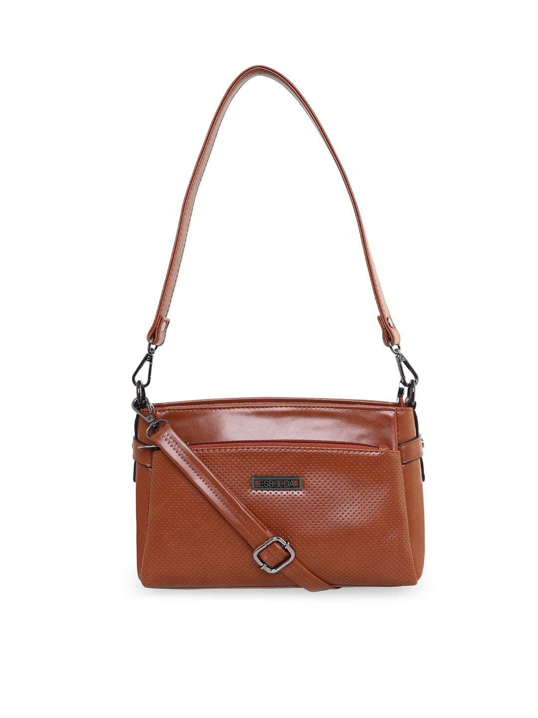 

ESBEDA Tan Structured Handheld Bag