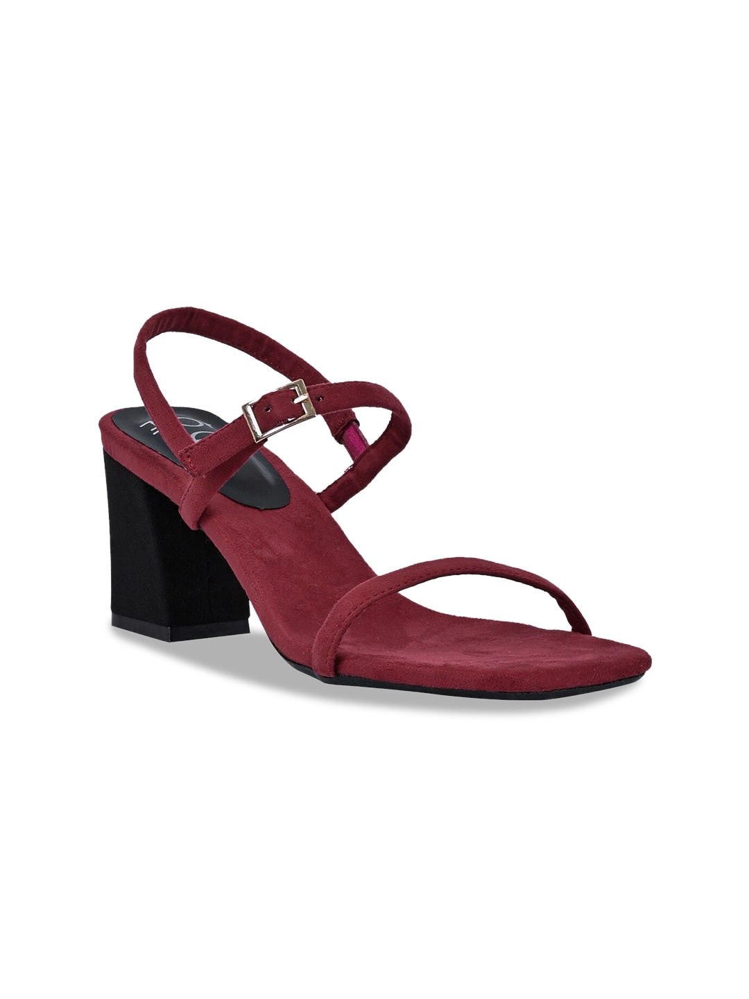 

Jove Women Maroon Block Heels