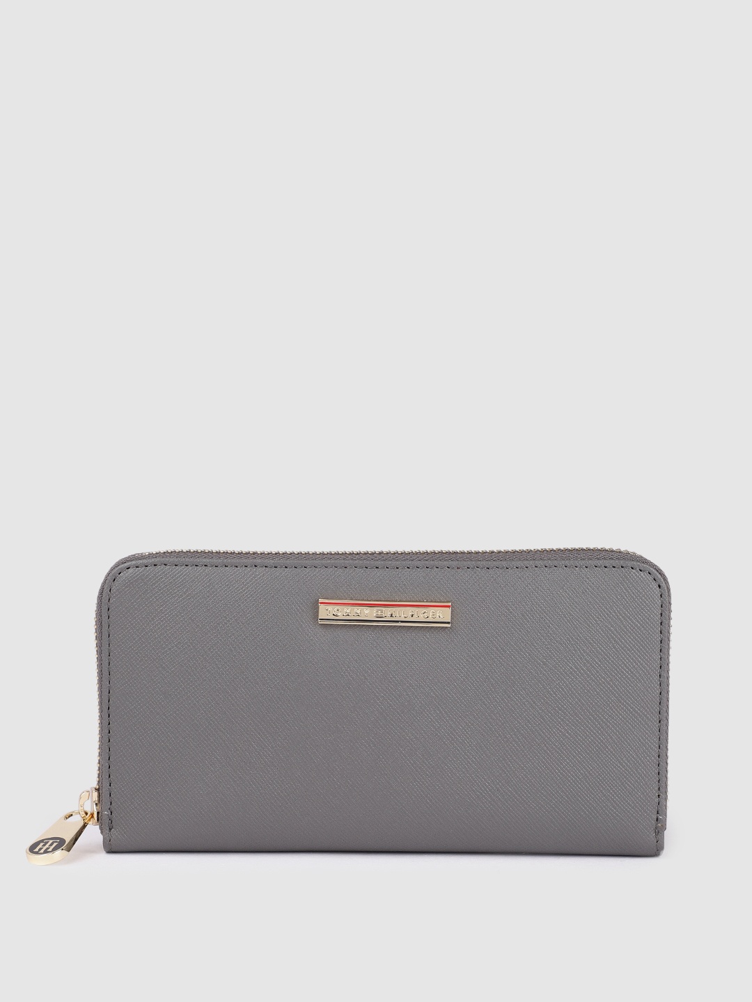 

Tommy Hilfiger Women Grey Zip Around Wallet