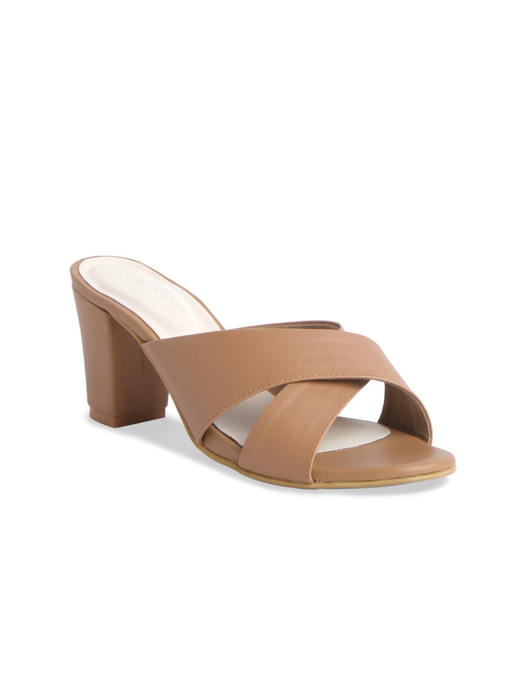 

ERIDANI Beige Block Sandals
