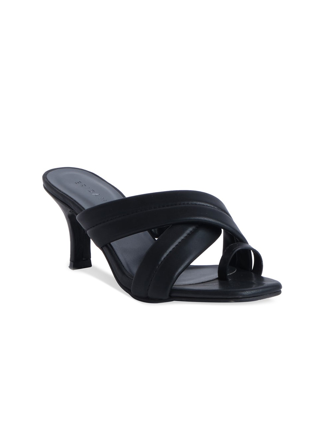 

ERIDANI Women Black Solid Heels