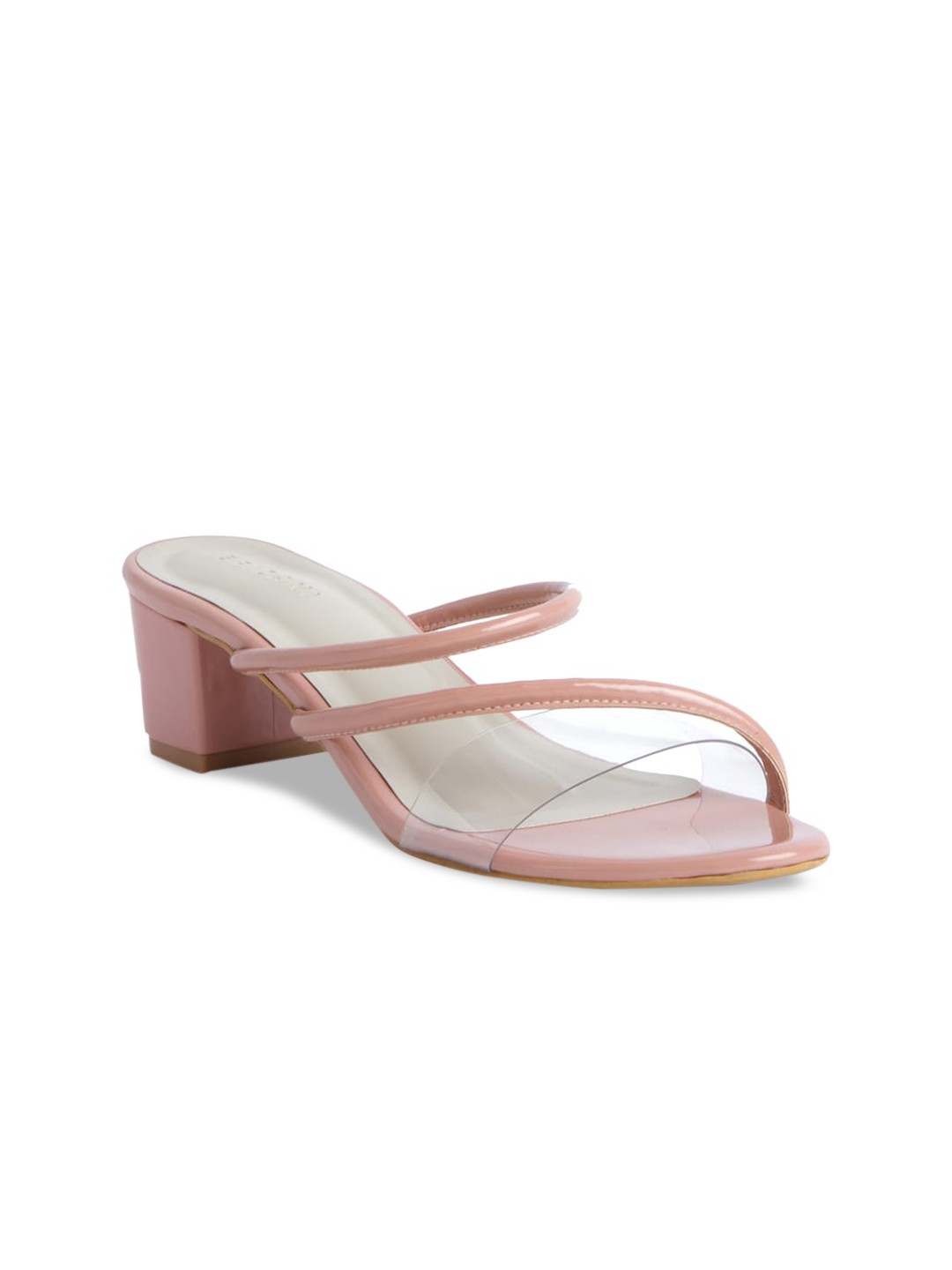 

ERIDANI Pink Block Sandals