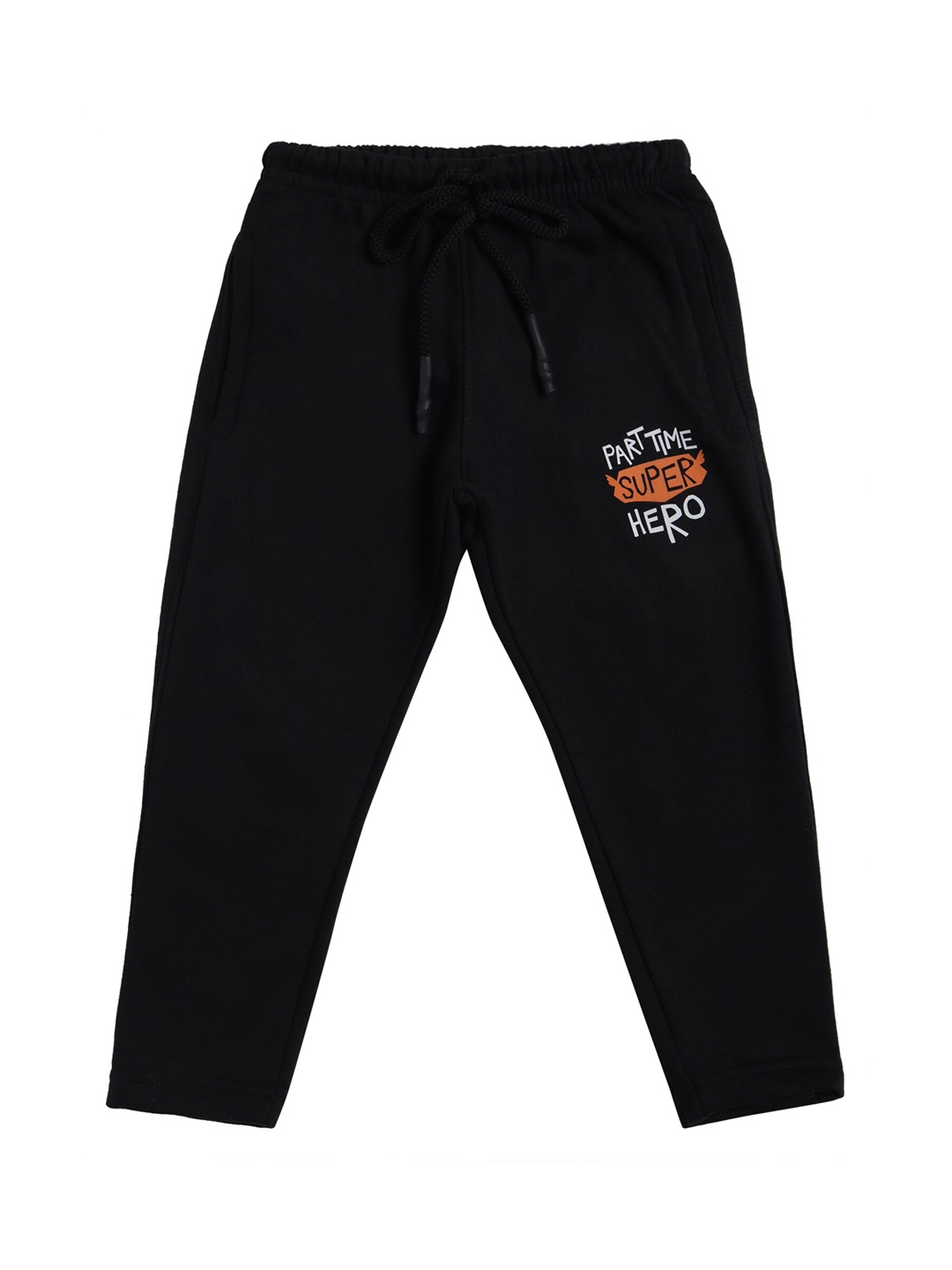 

DYCA Boys Black Printed Cotton Track Pant