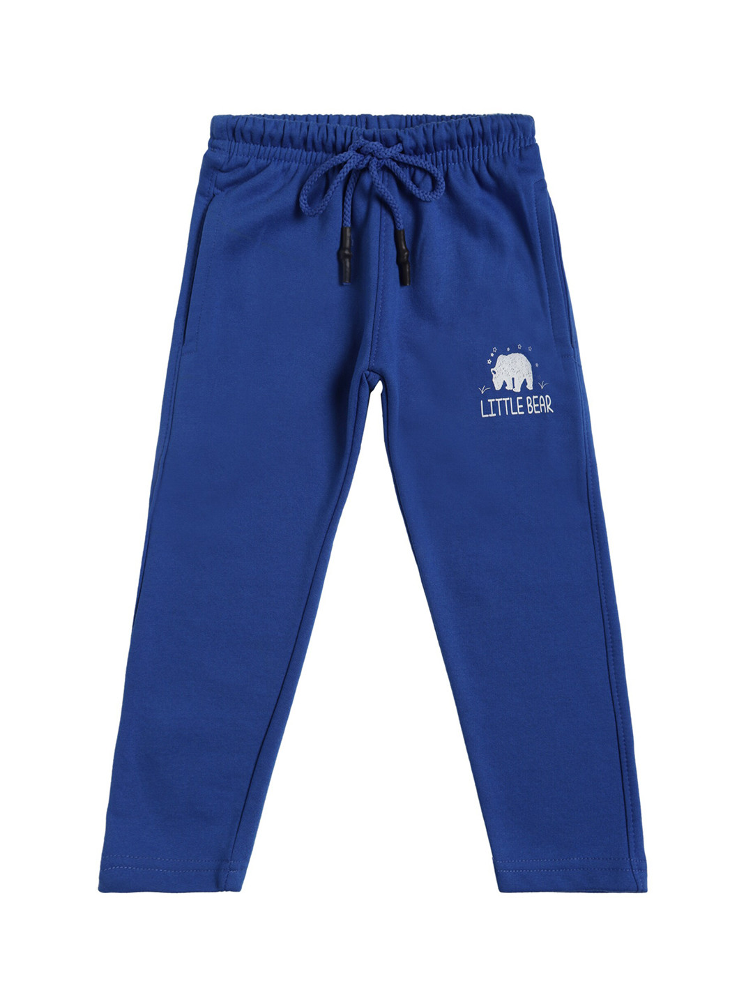 

DYCA Boys Blue Solid Cotton Regular Fit Track Pants