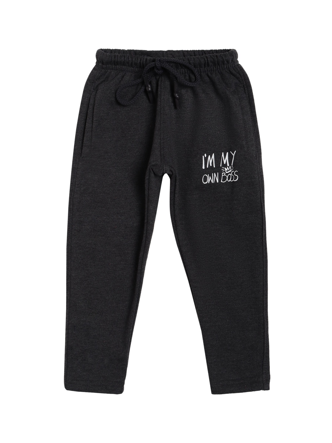 

DYCA Boys Grey Solid Cotton Track Pants