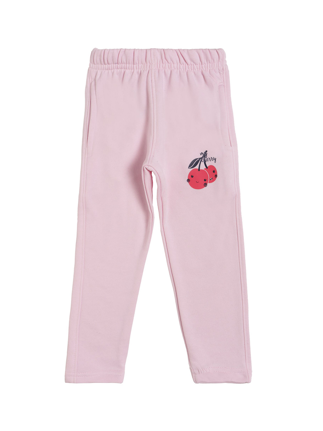 

DYCA Girls Pink Solid Cotton Track Pant