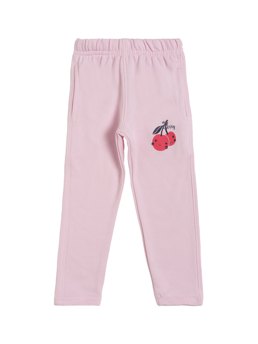 

DYCA Girls Pink Solid Cotton Regular Fit Track Pants