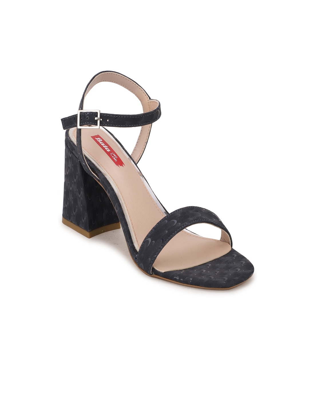 

Bata Navy Blue Block Heels