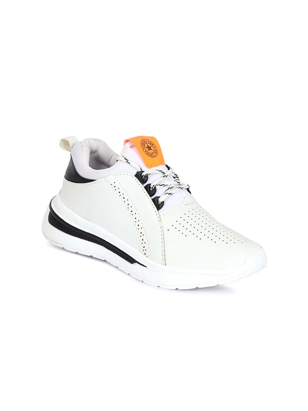 

FOUR STAR TRUCK SALES Men White Perforations Sneakers