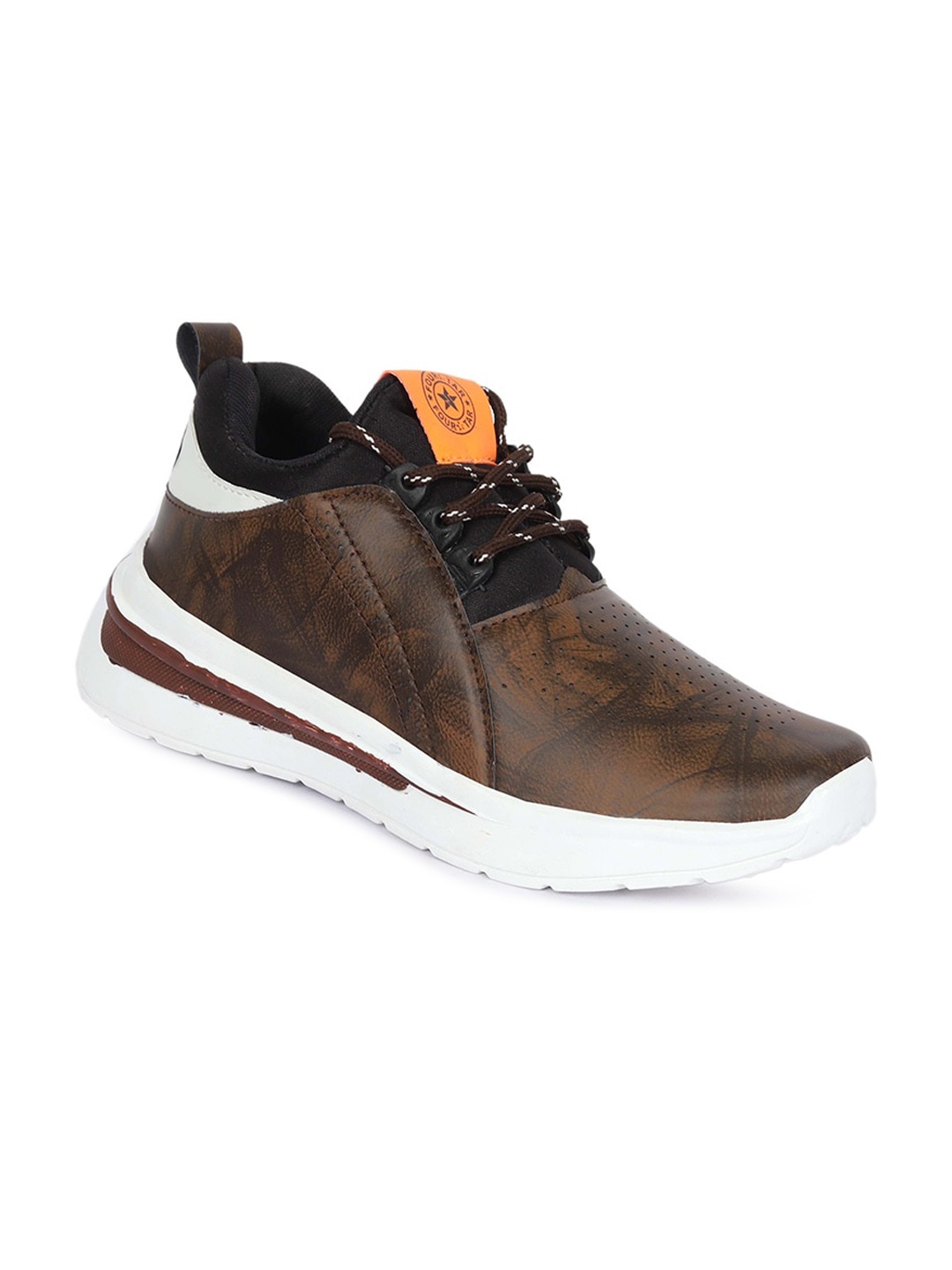 

FOUR STAR TRUCK SALES Men Brown Printed Sneakers