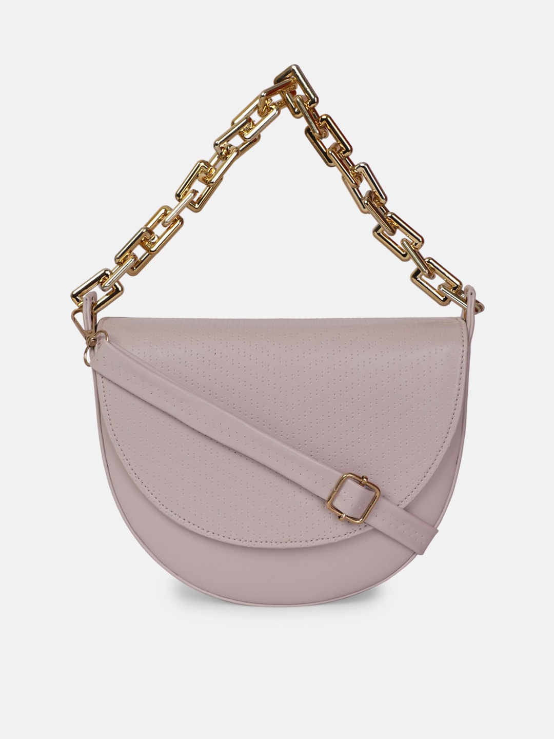 

Bagsy Malone Lavender Textured Structured Sling Bag