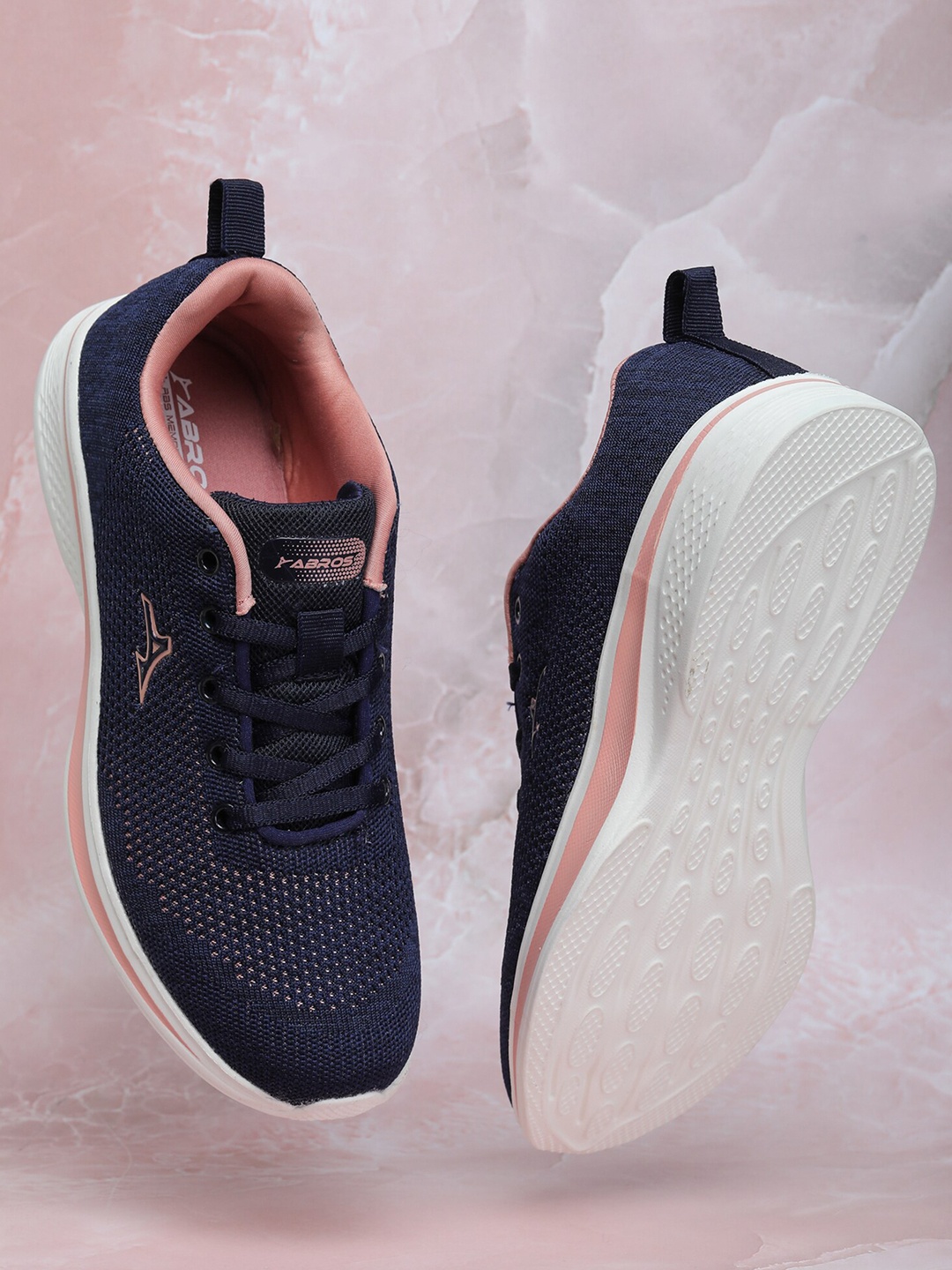 

ABROS Women Navy Blue Memory Cloud Mesh Running Shoes