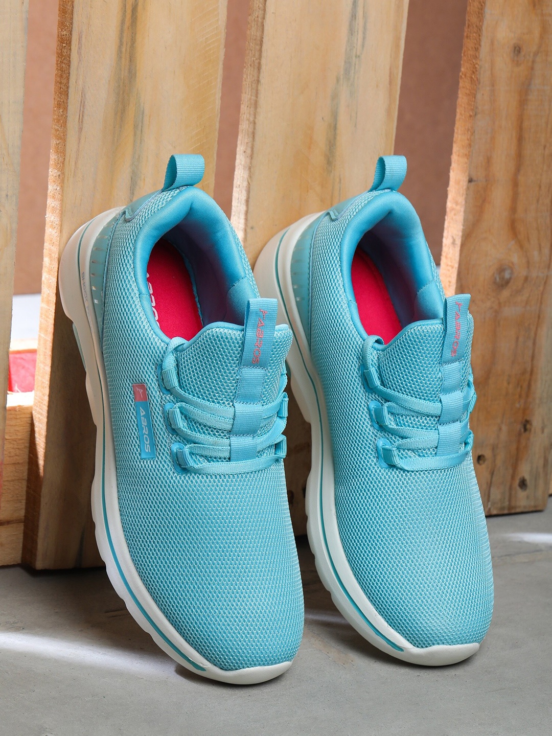 

ABROS Women Blue Shock Proof Mesh Running Shoes