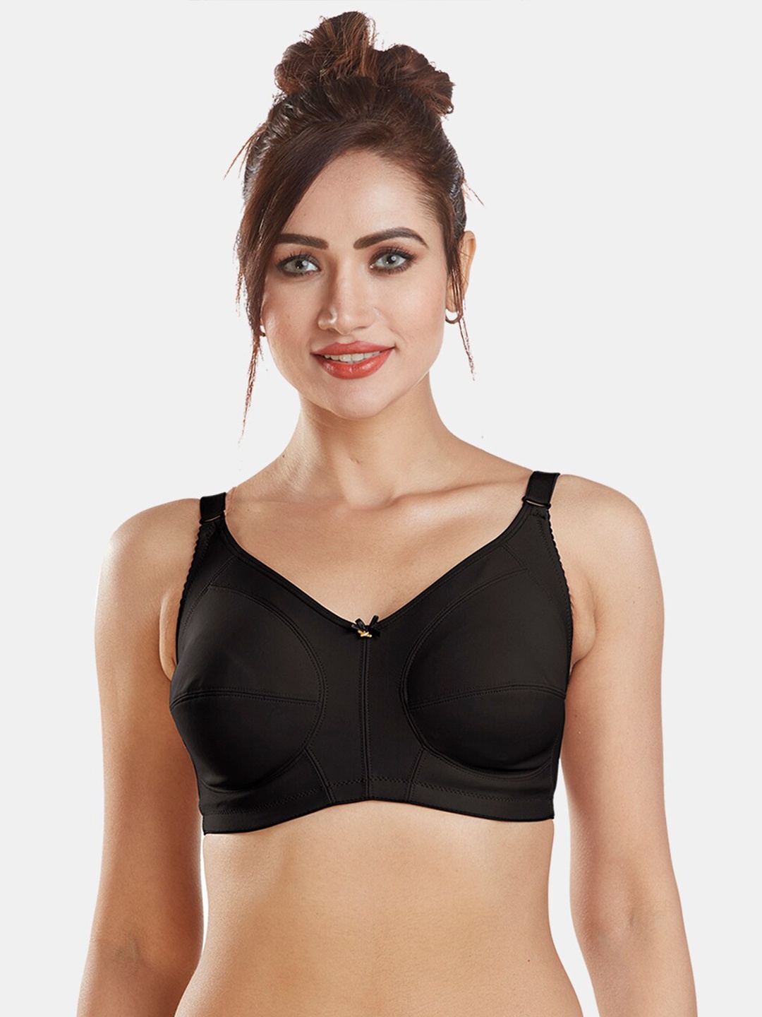 

Dazzle Women Black Full Coverage Non-Padded Minimizer Bra