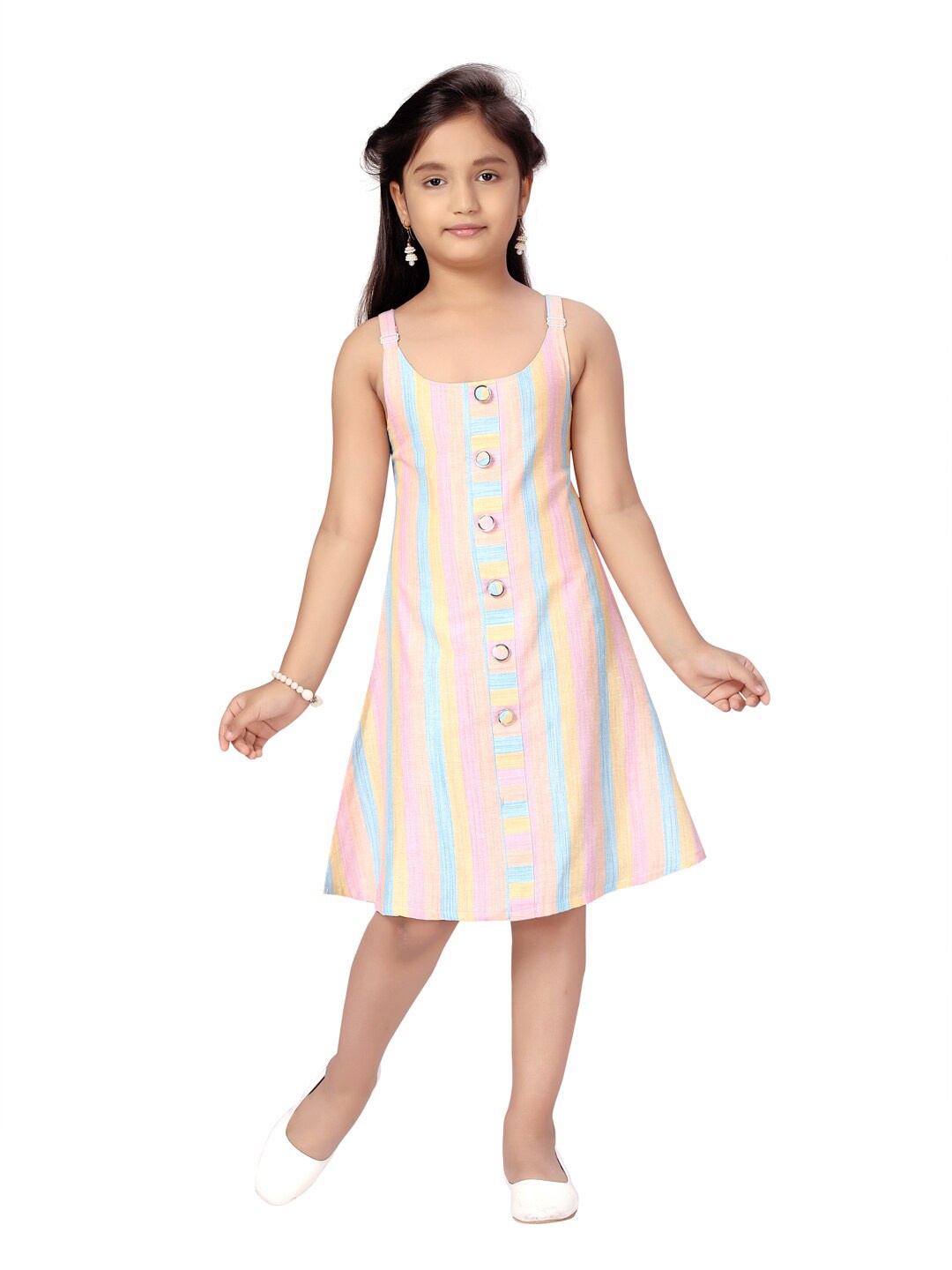 

Aarika Multicoloured Striped Dress, Multi