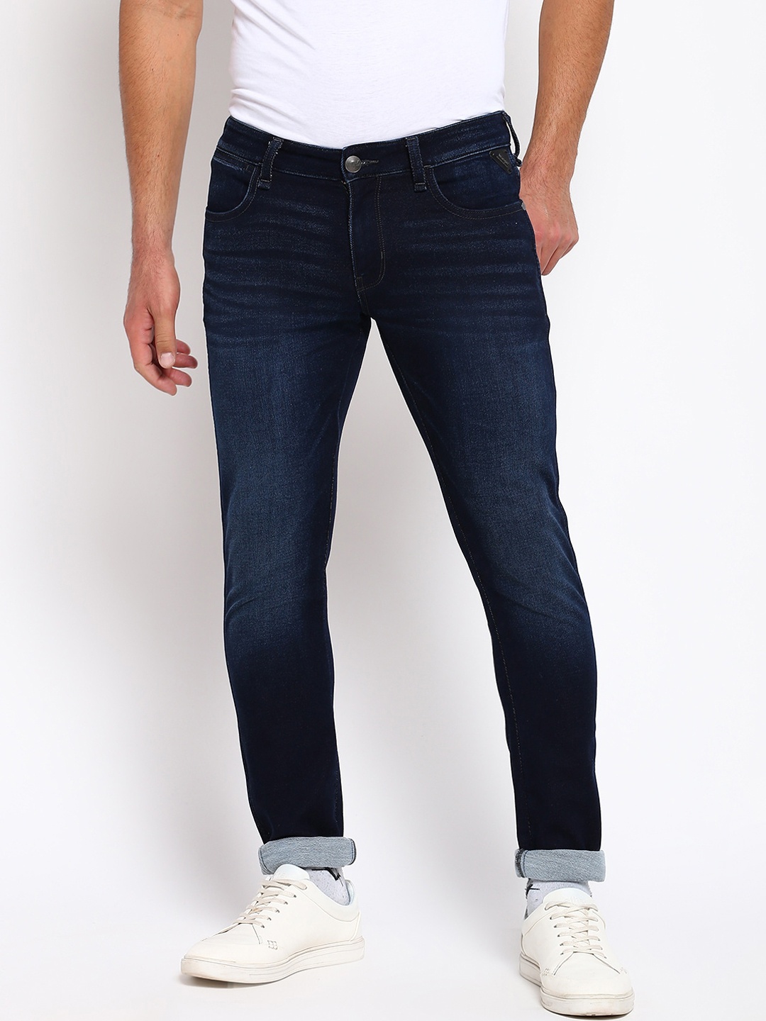 

Wrangler Men Blue Skinny Fit Light Fade Jeans