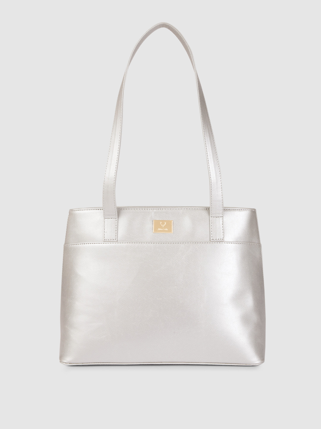 

Allen Solly Silver-Toned Solid Shoulder Bag