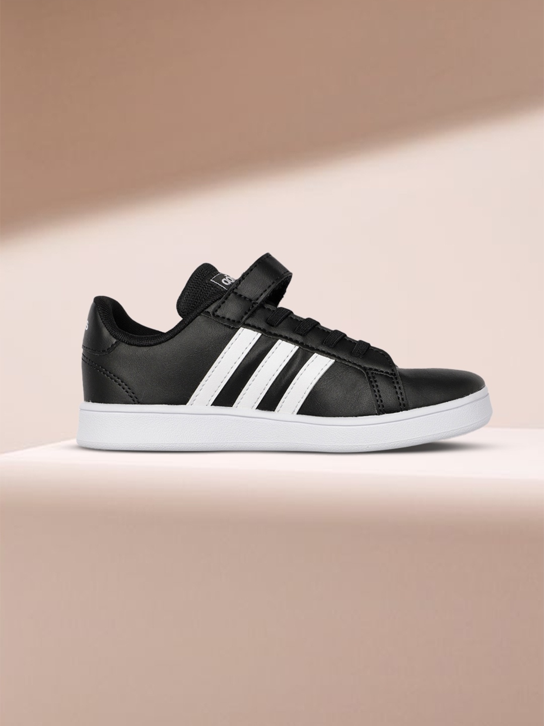 

ADIDAS Kids Black Grand Court Tennis Shoes