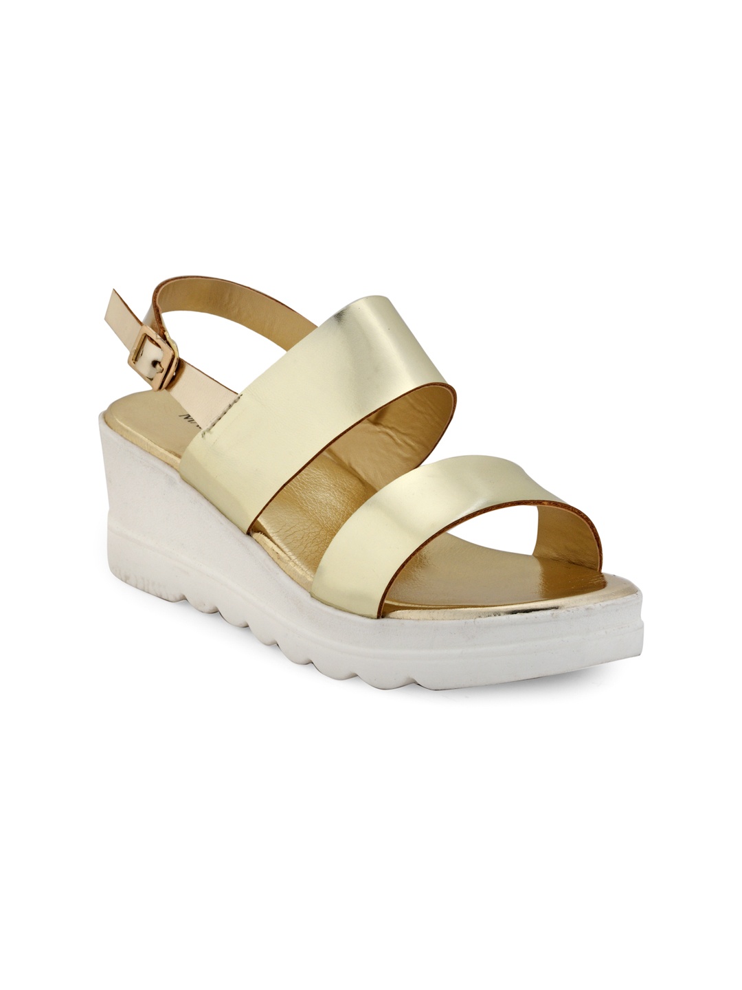 

Marc Loire Women Gold-Toned Platform Sandals