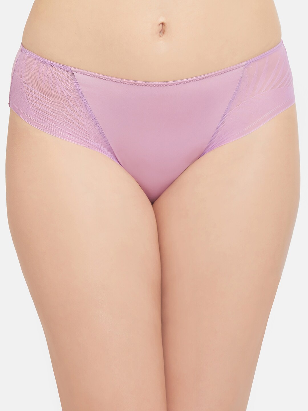 

Wacoal Women Purple Solid Mid-Rise Hipster Briefs