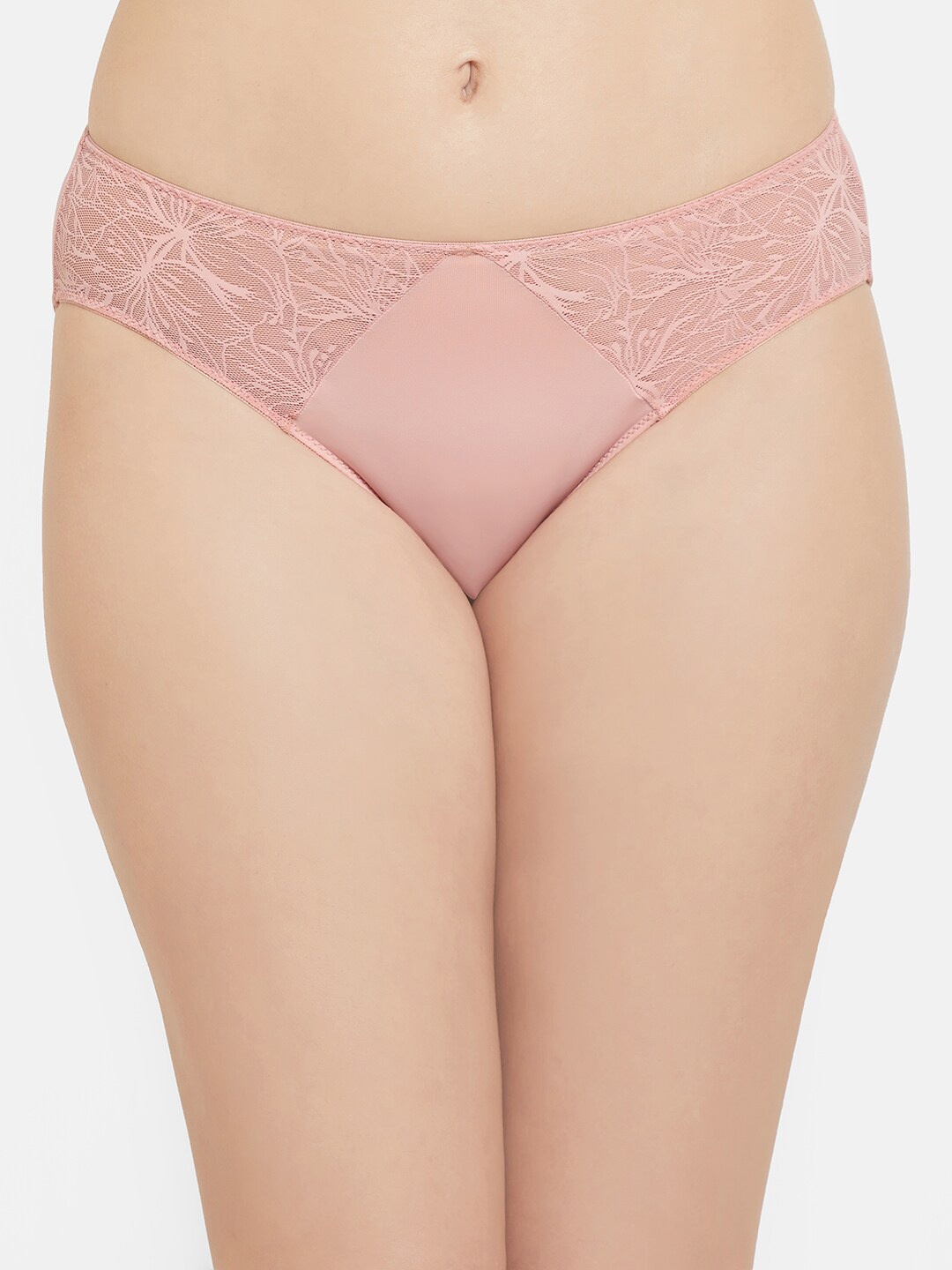 

Wacoal Women Pink Solid Hipster Mid-Rise Brief