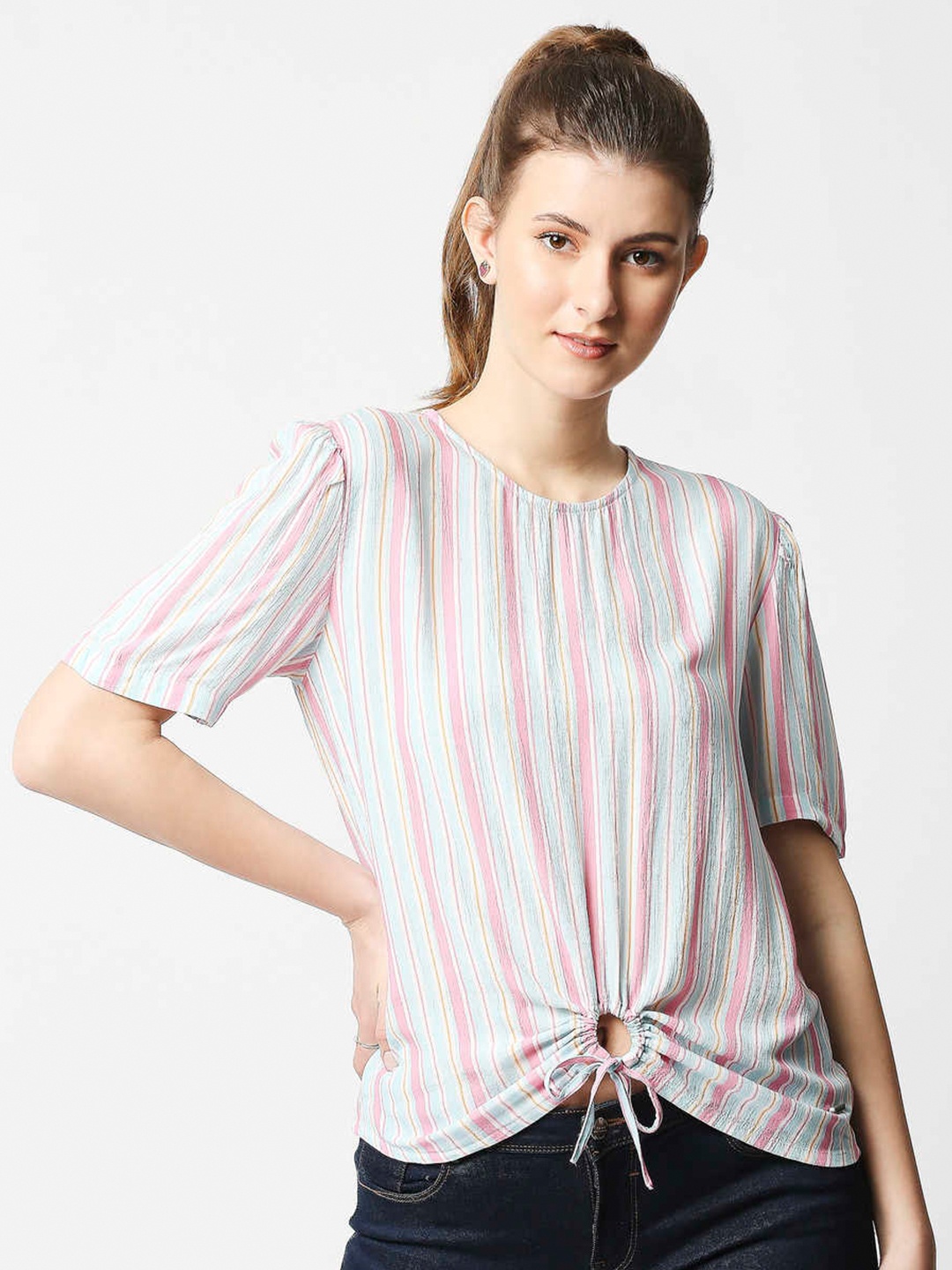 

Pepe Jeans Multicoloured Striped Top, Multi